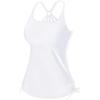 imageHolipick Womens Tankini Swim Top Only Tankini Bathing Suit Tops No BottomWhite
