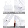 imageHolipick Womens Tankini Swim Top Only Tankini Bathing Suit Tops No BottomWhite