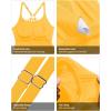imageHolipick Womens Tankini Swim Top Only Tankini Bathing Suit Tops No BottomYellow