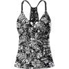Black White Floral