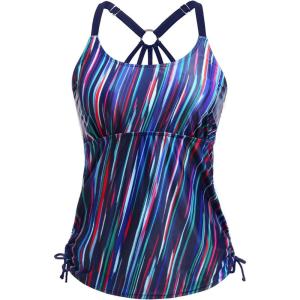 imageHolipick Womens Tankini Swim Top Only Tankini Bathing Suit Tops No BottomBlue Meteor