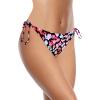 imageHolipick Bikini Bottoms for Women String Bathing Suit Bottom with Moderate Coverage Low Waist Swim BottomColorful Leopard