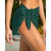 imageHolipick Sarong Cover Up Wrap Skirt Bathing Suit Sheer Swimsuit Sarong for Beach Chiffon CoverupGreen