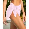 imageHolipick Sarong Cover Up Wrap Skirt Bathing Suit Sheer Swimsuit Sarong for Beach Chiffon CoverupLight Pink