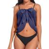 imageHolipick Sarong Cover Up Wrap Skirt Bathing Suit Sheer Swimsuit Sarong for Beach Chiffon CoverupNavy Blue
