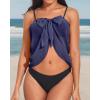 imageHolipick Sarong Cover Up Wrap Skirt Bathing Suit Sheer Swimsuit Sarong for Beach Chiffon CoverupNavy Blue