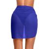 imageHolipick Sarong Cover Up Wrap Skirt Bathing Suit Sheer Swimsuit Sarong for Beach Chiffon CoverupRoyal Blue
