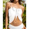 imageHolipick Sarong Cover Up Wrap Skirt Bathing Suit Sheer Swimsuit Sarong for Beach Chiffon CoverupWhite