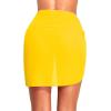 imageHolipick Sarong Cover Up Wrap Skirt Bathing Suit Sheer Swimsuit Sarong for Beach Chiffon CoverupYellow