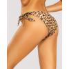 imageHolipick Bikini Bottoms for Women String Swim Bottom Adjustable Side Tie Bikini Bottom Low Rise Swimsuit BottomLeopardwide