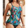imageHolipick Womens Tankini Swim Top Only Tankini Bathing Suit Tops No BottomColorful Leaves