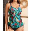 imageHolipick Womens Tankini Swim Top Only Tankini Bathing Suit Tops No BottomColorful Leaves