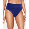 imageHolipick Women High Waisted Bikini Bottoms Tummy Control Swimsuit Bottom High Cut Bathing Suit Swim BottomBlue