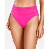 imageHolipick Women High Waisted Bikini Bottoms Tummy Control Swimsuit Bottom High Cut Bathing Suit Swim BottomHot Pink