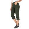 imageHolipick Womens Hiking Cargo Pants Lightweight Quick Dry Waterproof Outdoor Camping Travel Golf Pants with Pockets UPF 50Army Green