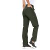 imageHolipick Womens Hiking Cargo Pants Lightweight Quick Dry Waterproof Outdoor Camping Travel Golf Pants with Pockets UPF 50Army Green