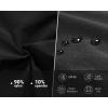 imageHolipick Womens Hiking Cargo Pants Lightweight Quick Dry Waterproof Outdoor Camping Travel Golf Pants with Pockets UPF 50Black