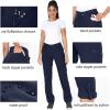 imageHolipick Womens Hiking Cargo Pants Lightweight Quick Dry Waterproof Outdoor Camping Travel Golf Pants with Pockets UPF 50Dark Navy Blue