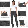 imageHolipick Womens Hiking Cargo Pants Lightweight Quick Dry Waterproof Outdoor Camping Travel Golf Pants with Pockets UPF 50Gray