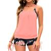 Coral Pink Floral