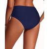 imageHolipick Women Bathing Suit Bottoms  High Waisted Bikini Bottoms Full Coverage Tummy Control Swim BottomNavy Blue 1