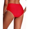 imageHolipick Women Bathing Suit Bottoms  High Waisted Bikini Bottoms Full Coverage Tummy Control Swim BottomRed