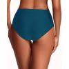 imageHolipick Women Bathing Suit Bottoms  High Waisted Bikini Bottoms Full Coverage Tummy Control Swim BottomTeal