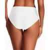 imageHolipick Women Bathing Suit Bottoms  High Waisted Bikini Bottoms Full Coverage Tummy Control Swim BottomWhite 1