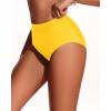 imageHolipick Women Bathing Suit Bottoms  High Waisted Bikini Bottoms Full Coverage Tummy Control Swim BottomYellow