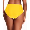 imageHolipick Women Bathing Suit Bottoms  High Waisted Bikini Bottoms Full Coverage Tummy Control Swim BottomYellow