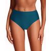 imageHolipick Women Bathing Suit Bottoms  High Waisted Bikini Bottoms Full Coverage Tummy Control Swim BottomTeal