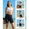 image7quot Swim Shorts Women  High Waisted Swimsuit Shorts Tummy Control Bathing Suit Lace Bottom with LinerBlack