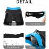 image7quot Swim Shorts Women  High Waisted Swimsuit Shorts Tummy Control Bathing Suit Lace Bottom with LinerBlack and Blue