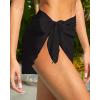 imageHolipick Sarong Cover Up Wrap Skirt Bathing Suit Sheer Swimsuit Sarong for Beach Chiffon CoverupBlack