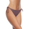 imageHolipick Bikini Bottoms for Women String Bathing Suit Bottom with Moderate Coverage Low Waist Swim BottomCoffee Brown