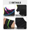 imageHolipick One Shoulder One Piece Swimsuit for Women Tummy Control Bathing Suits Modest Full Coverage Keyhole SwimwearColorful Black
