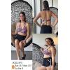 imageHolipick Women Halter Bikini Tops Push Up Bathing Suit Top V Neck Full Coverage Swimsuit Top OnlyColorful Leopard