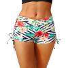 imageHolipick Women Swim Shorts Tummy Control Swim Bottoms Boyleg Swimsuits Shorts Bathing Suit Bikini BottomsStriped and Floral