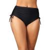imageHolipick Swimsuit Bottoms for Women  High Waisted Bikini Bottoms Tie Side Tummy Control Bathing Suit BottomBlack 1