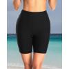 imageHolipick 7quot Swim Shorts for Women  High Waisted Bathing Suit Shorts Tummy Control Swimsuit Boyshorts Bottom with LinerBlack