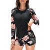 Black Floral Print