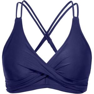 imageHolipick Women Black High Waisted Bikini Twist Front Swimsuits 2 Piece Lace Up Bikini top with Tummy Control SwimsNavy Blue