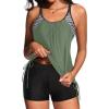 Army Green Striped