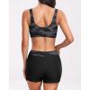 image:imageHolipick 3 Piece Rash Guard Swimsuits for Women  UPF 50 Long Sleeve Zipper Swim Shirt with Bra amp BoyshortsCamo