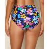 image:imageHolipick Bathing Suit Bottoms for Women  High Waisted Bikini Bottoms Ruched Tummy Control Swimsuit BottomColorful Flower