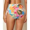 image:imageHolipick Bathing Suit Bottoms for Women  High Waisted Bikini Bottoms Ruched Tummy Control Swimsuit BottomColorful Leaves