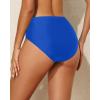 image:imageHolipick Bathing Suit Bottoms for Women  High Waisted Bikini Bottoms Ruched Tummy Control Swimsuit BottomRoyal Blue