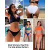 image:imageHolipick Low Rise Bikini Bottoms  String Bathing Suit Bottoms for Women Side Tie Swim Bottoms SwimsuitBlackwide
