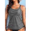 image:imageHolipick Womens Tankini Swim Top Only Tankini Bathing Suit Tops No BottomStriped