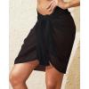 image:imageHolipick Sarong Coverups for Women Long Bathing Suit Wraps Skirt Beach Sarongs Wrap Cover Up TasselsBlack 1